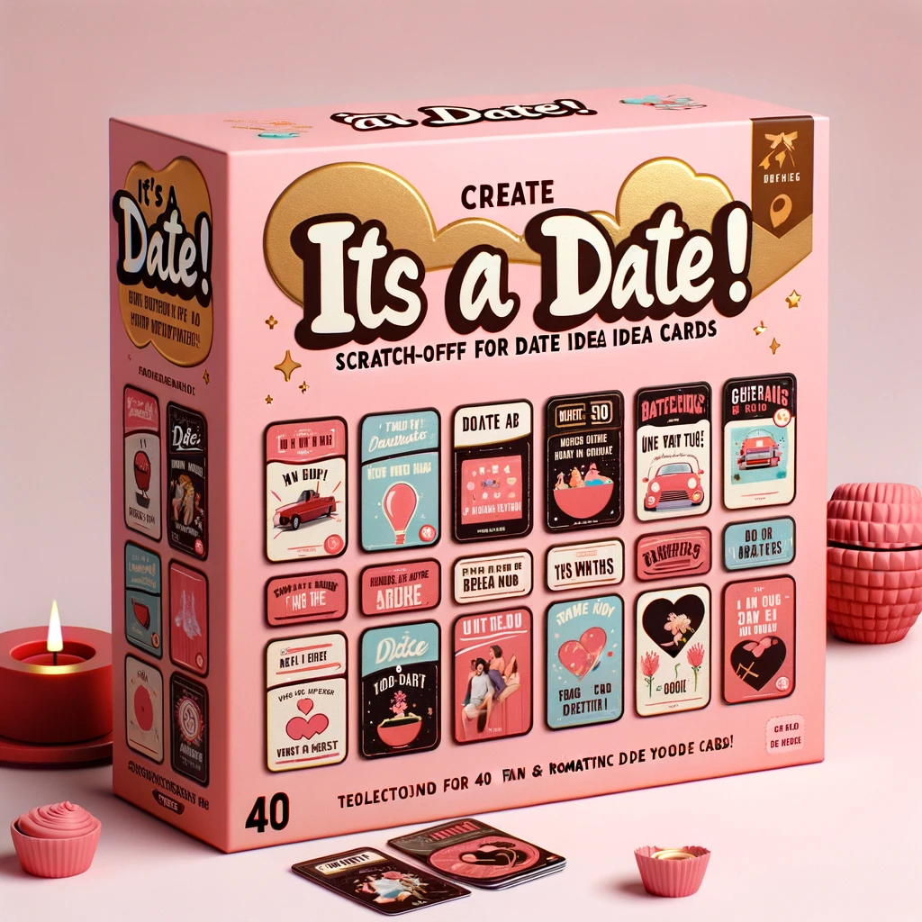 Read more about the article It’s a Date!,40 Fun and Romantic Scratch Off Date Ideas for Him, Her, Girlfriend, Boyfriend, Wife, or Husband, Perfect for Date Night, Special Couples Gift for Valentine’s Day, Birthdays, and more!