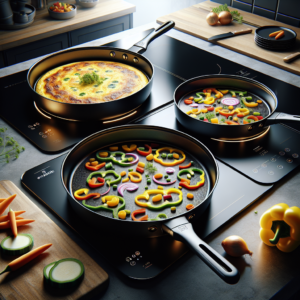 Read more about the article ENSARTE Nonstick Cookware Set, 3-Piece Induction Compatible Non Stick Skillets